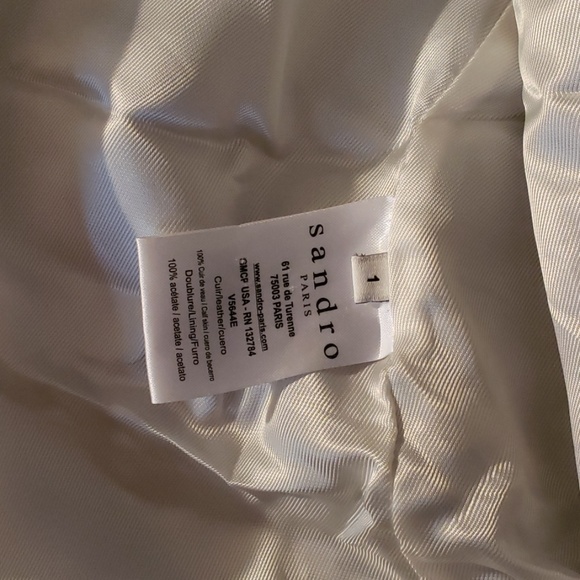 Sandro leather jacket - Picture 4 of 8